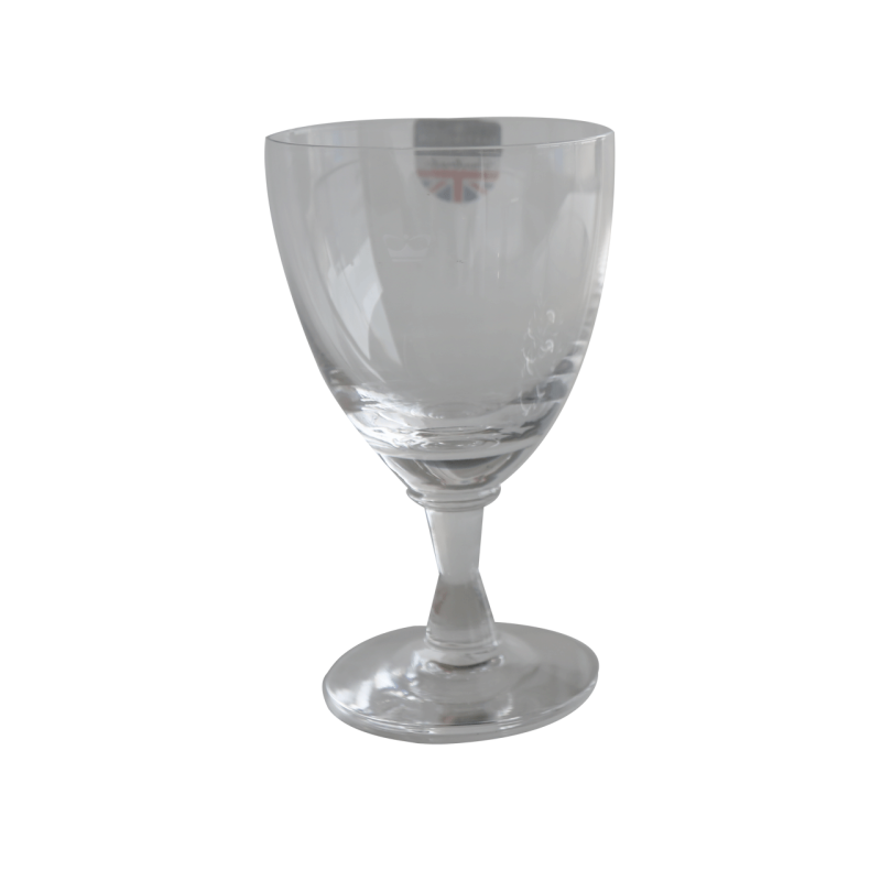 Princess Crown Engraved Crystal Wine Chalice