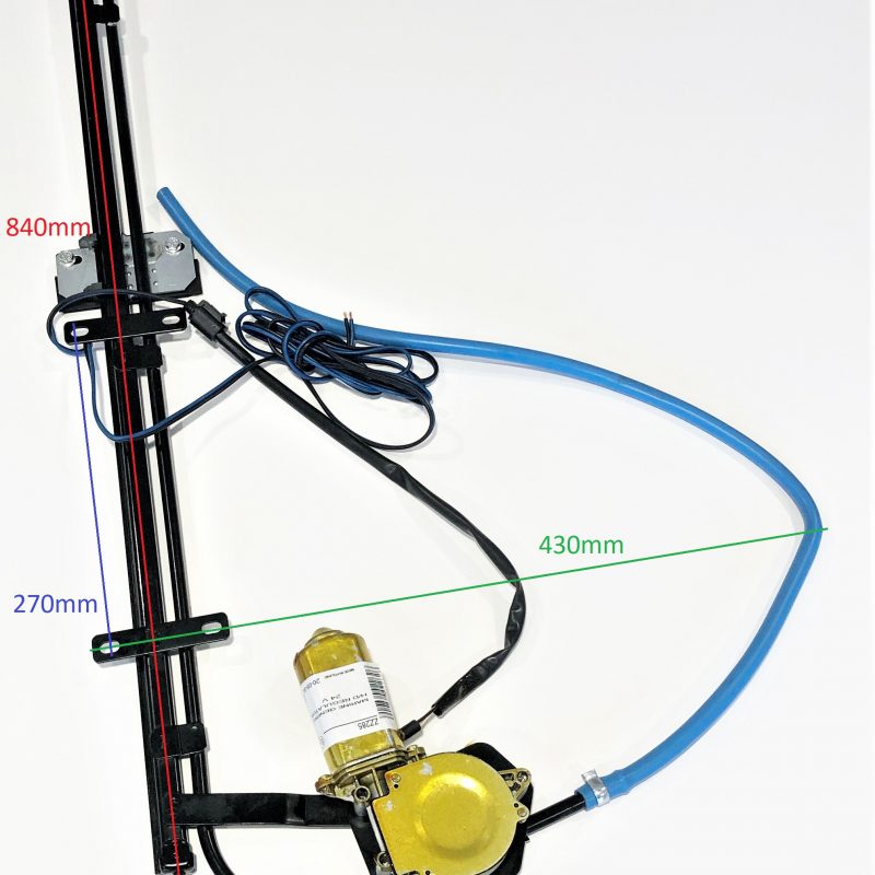 P54 , V53 , V56 , P62  Right- Window Motor Assembly 24V
