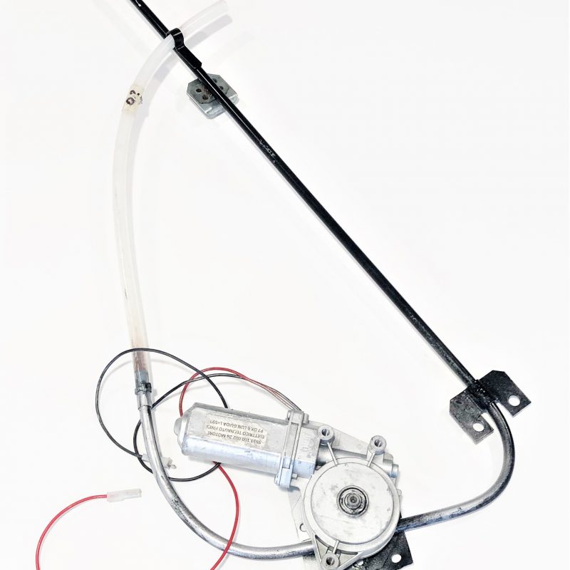 V53 & V56  Left – Window Regulator & Motor –  390mm tall tube