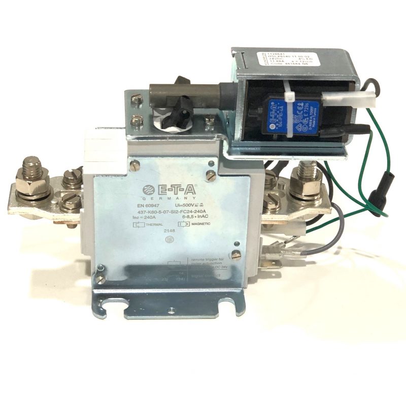 Eta Auxiliary Battery switch 24v  437-K60-5-07-S12-FC24-240V lead time 6-7 months special order
