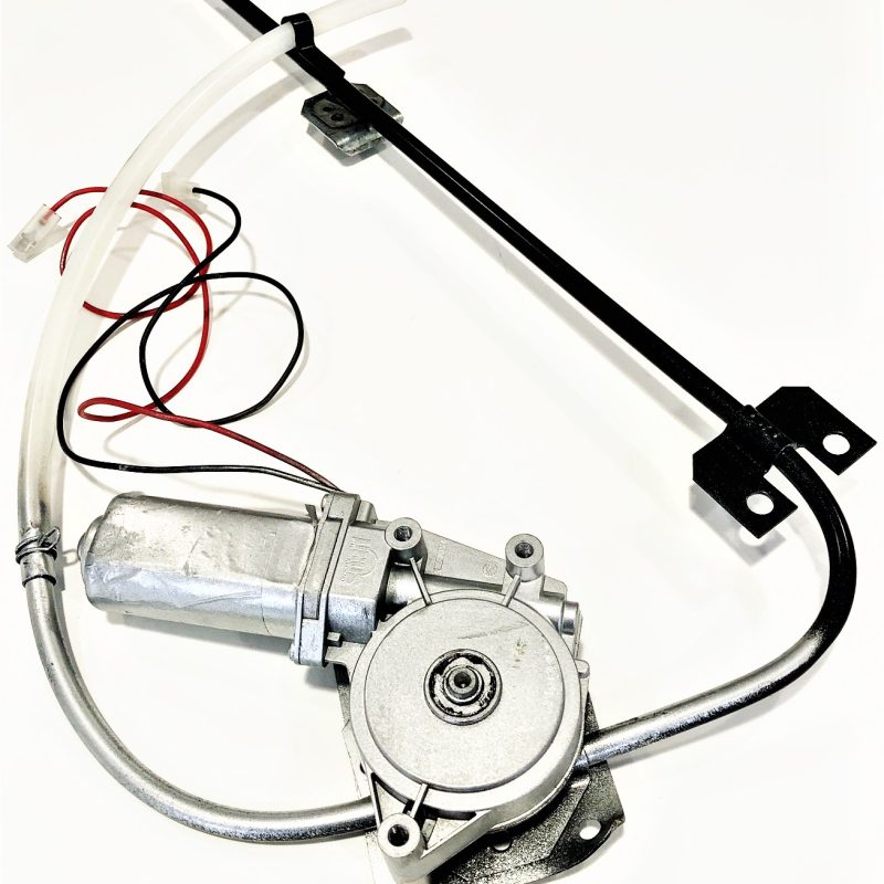 P54 Right  helm window regulator and motor - 460mm tall - Non Stock special order