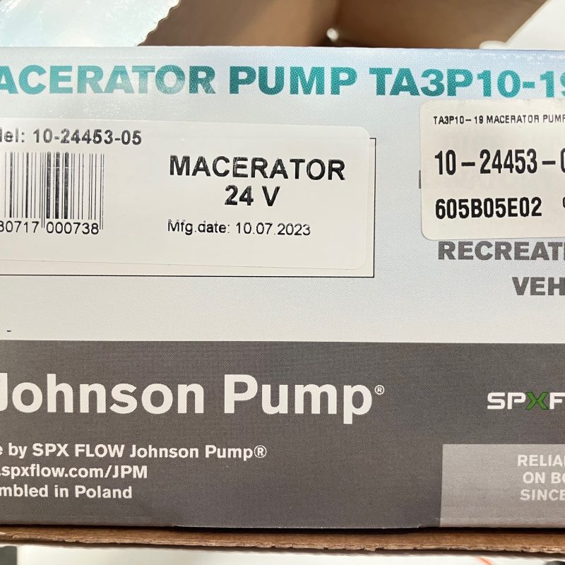 Johnson Macerator Pump 24v 10-24453-05 Available to order 48H