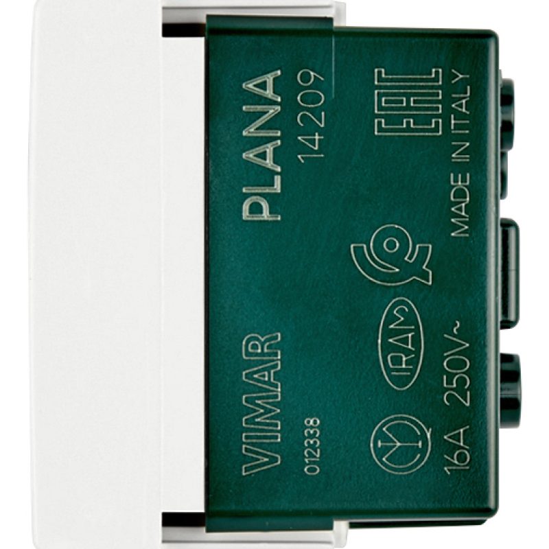Vimar Plana 14209 Euro Socket (White) 14209